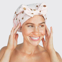 Load image into Gallery viewer, Luxury Shower Cap - Blush Dot