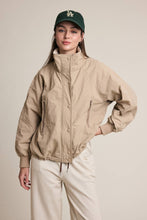 Load image into Gallery viewer, RAISONNEL - Cozy Fleece-Lined Zip & Snap Jacket - RJ1201: BEIGE / S-M-L (3-2-1)