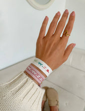 Load image into Gallery viewer, White WWJD Embroidered Bracelet