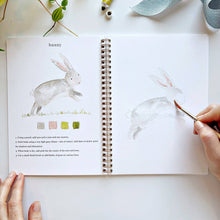Load image into Gallery viewer, Animals Watercolor Book