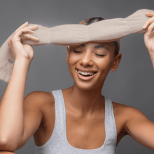 Load image into Gallery viewer, nodpod Latte Weighted Sleep Mask -