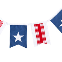 Load image into Gallery viewer, Hamptons Oversized Outdoor Fabric Flag Pennant Bann