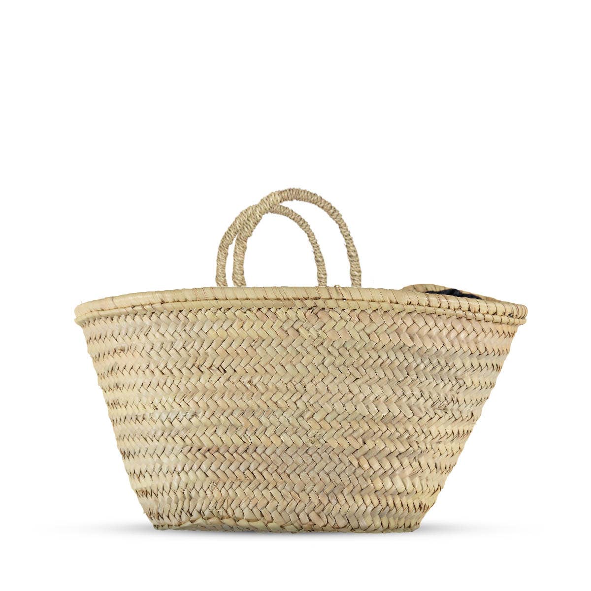 Hadi Straw French Basket Market Bag