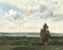 Load image into Gallery viewer, French Landscape Antique Art Print
