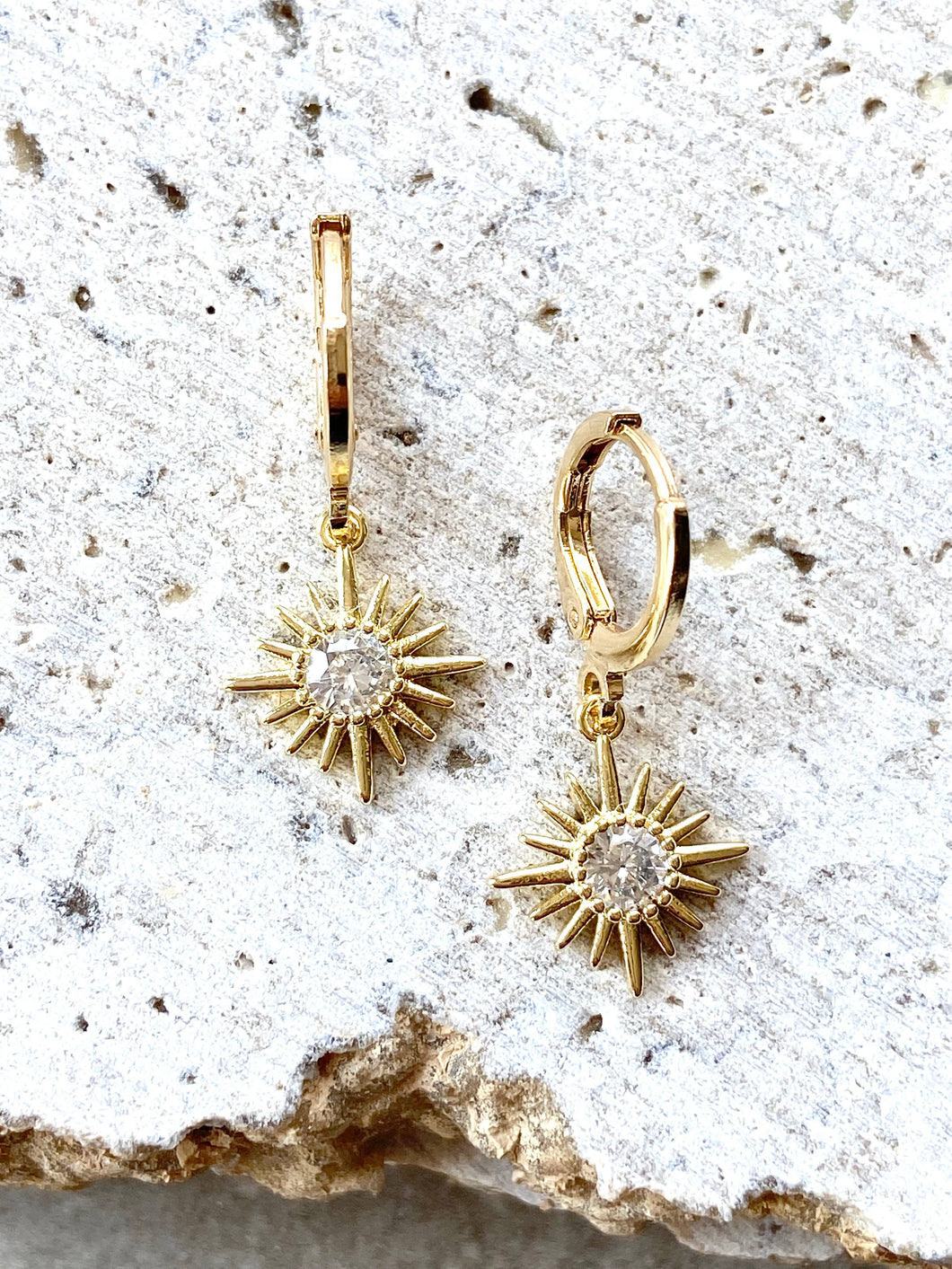 Sun Crystal Earrings