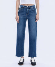 Load image into Gallery viewer, FLYING MONKEY - HIGH RISE TROUSER PRESS WIDE LEG JEANS F6327: RATIONAL / 26
