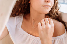 Load image into Gallery viewer, Splendid Iris - Simple Double Bar Adjustable Ring
