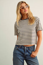 Load image into Gallery viewer, Stripe Ringer T-Shirt
