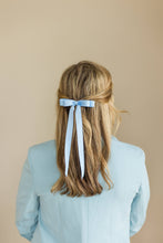 Load image into Gallery viewer, Alice Satin Bow Barrette: Plaza Pink
