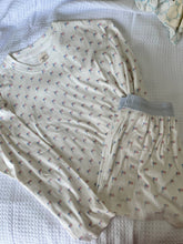 Load image into Gallery viewer, Sunkissed Coconut - White American Flag Pajama Pattern Shorts: Cozy White / Medium / Shorts
