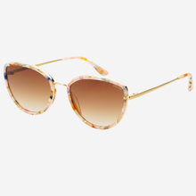 Load image into Gallery viewer, FREYRS Eyewear - Luna Acetate Womens Cat Eye Sunglasses : Rose Tortoise
