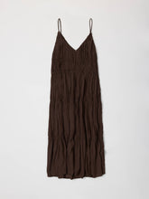 Load image into Gallery viewer, MOD REF - The Kendra Dress | Gathered Maxi Dress: BROWN / LARGE
