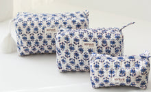 Load image into Gallery viewer, Blue Bonnet Floral Travel Bag
