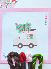 Load image into Gallery viewer, Christmas Car Needlepoint
