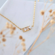 Load image into Gallery viewer, Zircon Geometric Necklace
