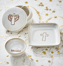 Load image into Gallery viewer, Christmas Cross Trinket Dish
