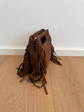 Load image into Gallery viewer, Zh leather Bags - LILLY MINI - suede: Dark Brown
