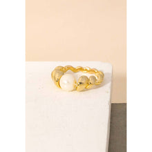 Load image into Gallery viewer, Twisted Pearl Ring
