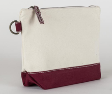 Load image into Gallery viewer, Canvas Zip Pouch

