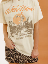 Load image into Gallery viewer, Willie Nelson Country Willie Thrifted Tee
