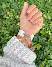 Load image into Gallery viewer, White WWJD Embroidered Bracelet
