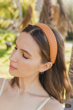 Load image into Gallery viewer, Cognac Woven Headband
