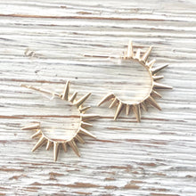 Load image into Gallery viewer, Spike Hoop Earrings
