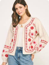 Load image into Gallery viewer, Embroidered Cardigan
