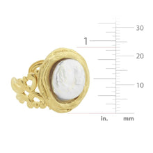 Load image into Gallery viewer, Susan Shaw - Handcast Gold Pearl Adjustable Ring
