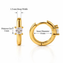 Load image into Gallery viewer, Princess Cut Huggie

