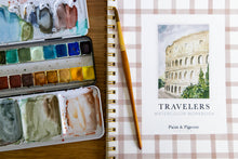 Load image into Gallery viewer, Travelers Watercolor Workbook
