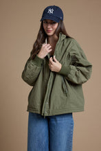 Load image into Gallery viewer, RAISONNEL - Cozy Fleece-Lined Zip &amp; Snap Jacket - RJ1201: BEIGE / S-M-L (3-2-1)
