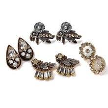 Load image into Gallery viewer, Elements Jill Schwartz - Shimmery Flora Stud Earrings Set
