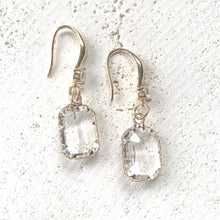 Load image into Gallery viewer, Rectangle Crystal Earrings
