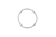Load image into Gallery viewer, 8mm White Pearl Blessing Bracelet: L
