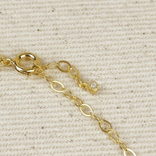Load image into Gallery viewer, GoldFi - 18k Gold Filled Mini CZ Solitaire Necklace
