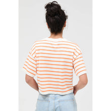 Load image into Gallery viewer, Orange Stirpe Sweater Top
