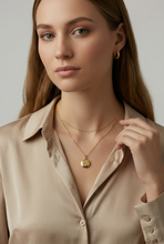 Load image into Gallery viewer, GoldFi - 18k Gold Filled Round Locket Necklace
