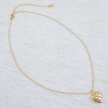 Load image into Gallery viewer, Quilted Luxe Heart Charm Necklace
