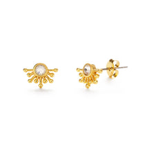 Load image into Gallery viewer, Amano Studio - Rays of Light Stud Earrings: Crystal
