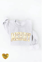 Load image into Gallery viewer, MERRY FOIL Graphic Sweatshirt: M / MAUVE
