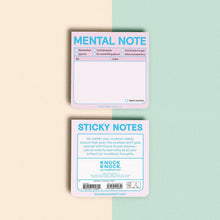 Load image into Gallery viewer, Mental Note Sticky Notes
