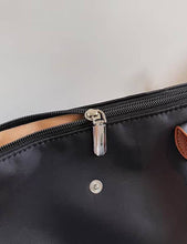 Load image into Gallery viewer, Sweetkama - Ladies Color Block Nylon Shoulder Tote Bag: Navy / OS
