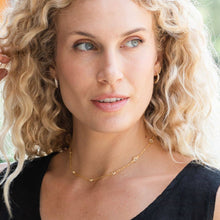 Load image into Gallery viewer, Framed Crystal Accented Collar Necklace
