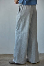 Load image into Gallery viewer, By Together - L8515 | Knit Cotton French Terry Side Pockets Wide Leg Pants: Off White / M
