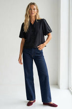 Load image into Gallery viewer, Naked Zebra - Ruffle Detail Bubble Sleeve Top: Off White / S
