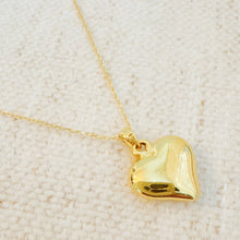 Load image into Gallery viewer, My Puffy Heart Long Chain Necklace
