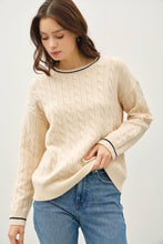 Load image into Gallery viewer, Liz Cable Knit Sweater
