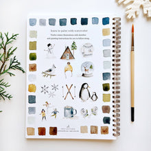 Load image into Gallery viewer, Winter Watercolor Book
