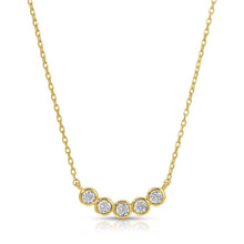 Load image into Gallery viewer, Multi Diamond Necklace: Gold

